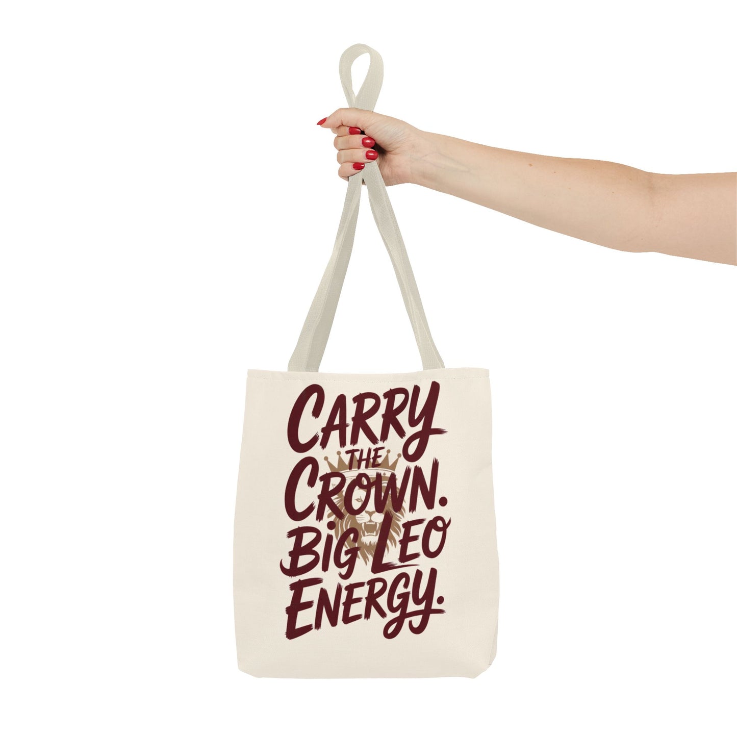 Carry the Crown – Big Leo Energy Tote Bag | Bold Astrology Gift | ONAT LEO Collection