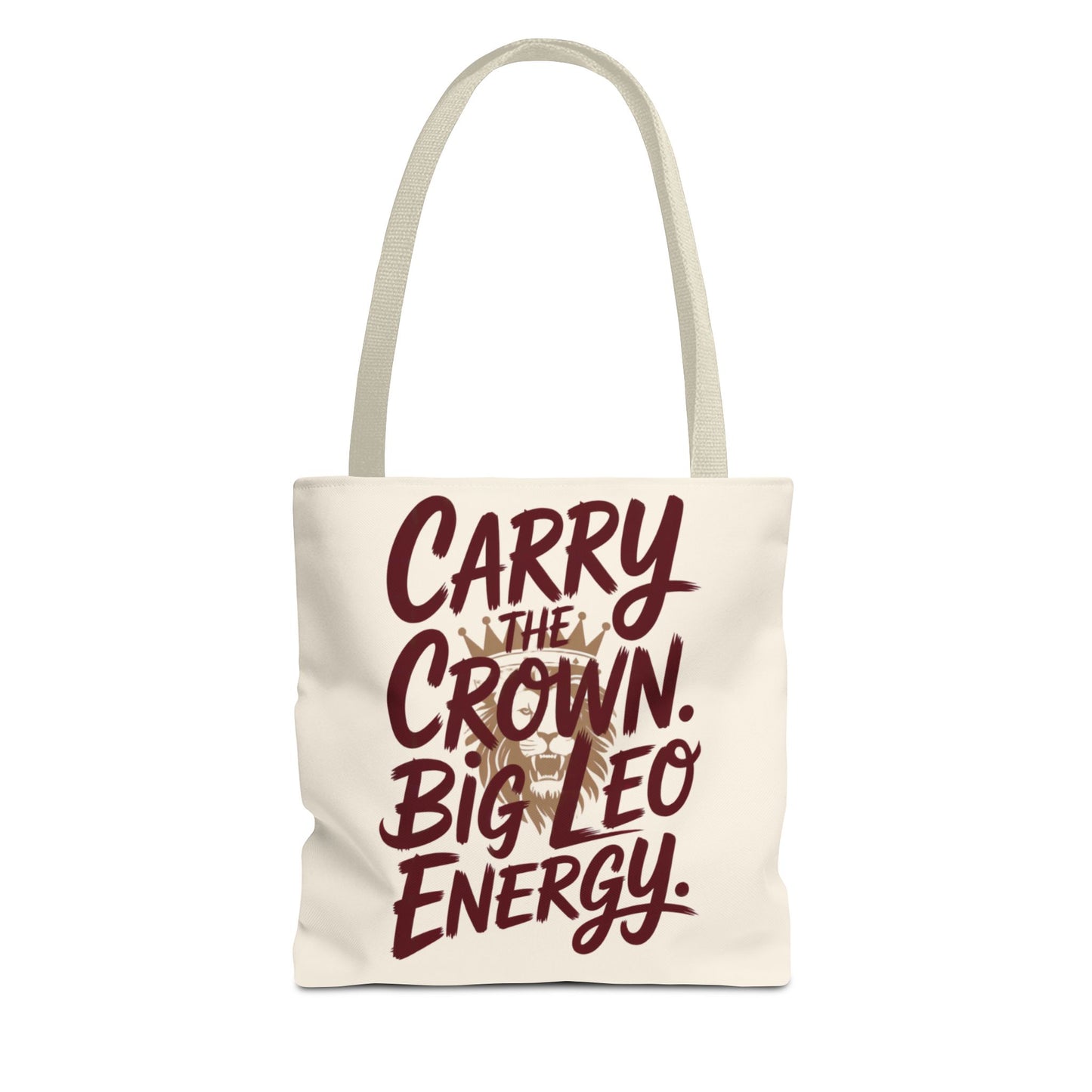Carry the Crown – Big Leo Energy Tote Bag | Bold Astrology Gift | ONAT LEO Collection
