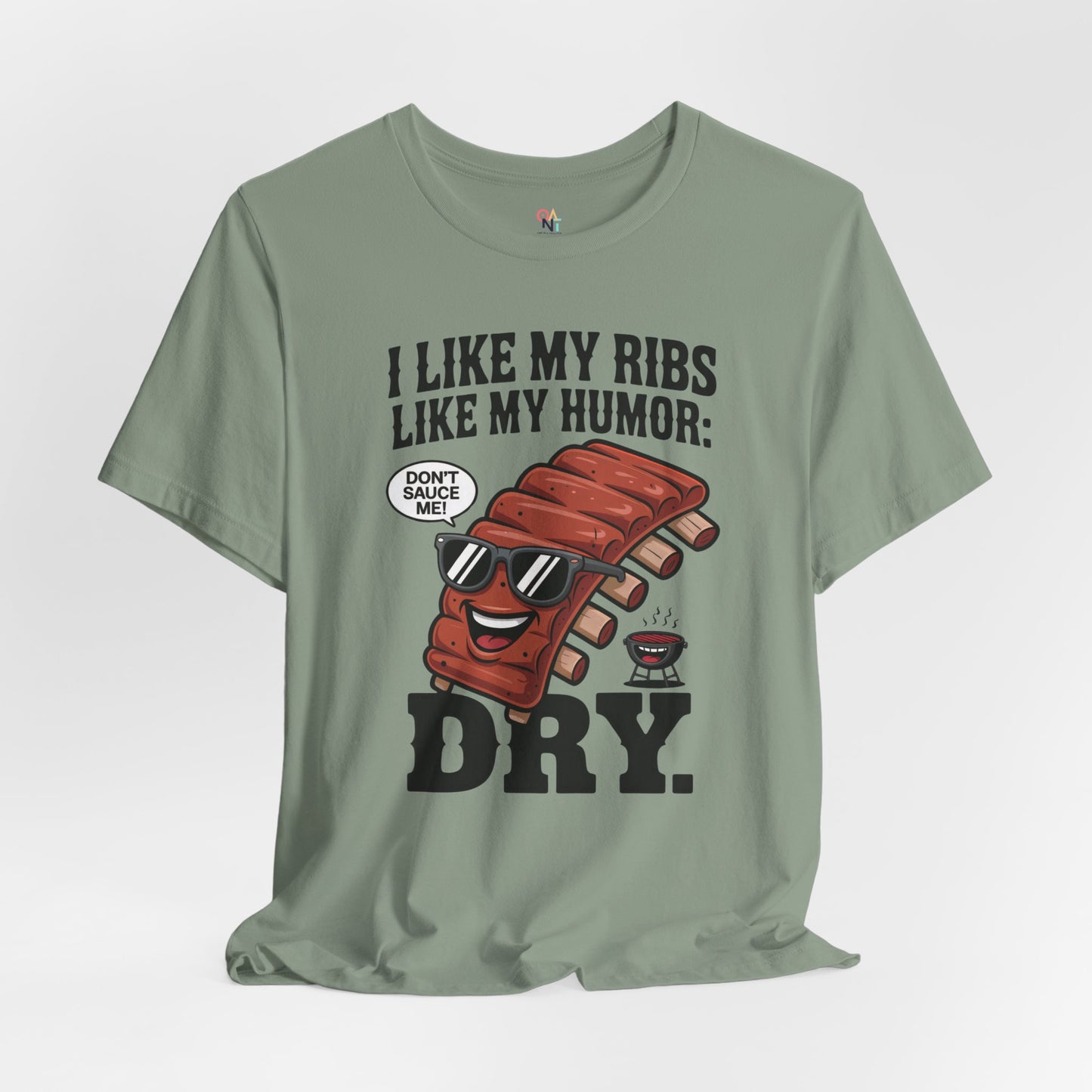 Funny BBQ Ribs Humor T-Shirt – Unisex Summer Grill Master Tee for Foodies & Parties