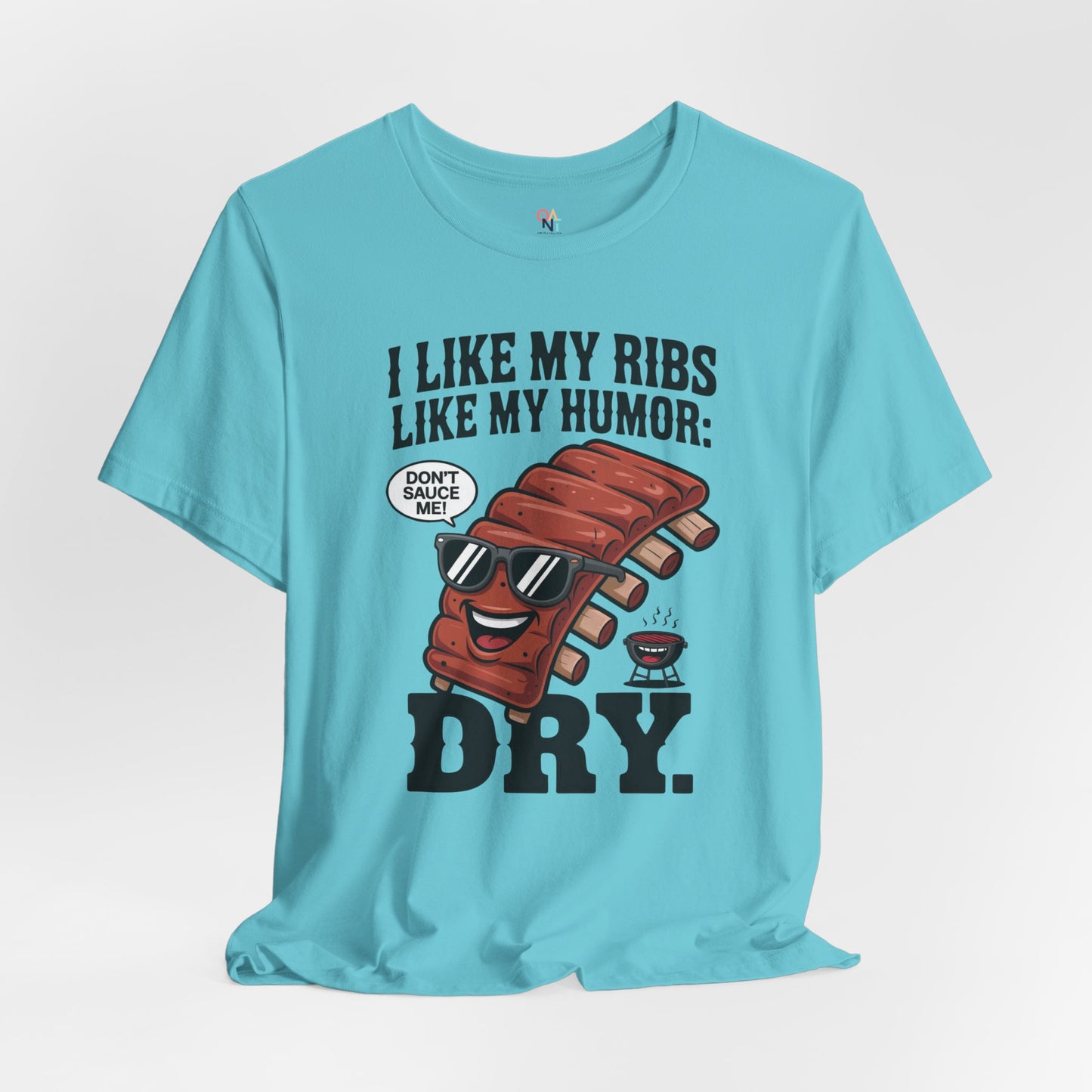 Funny BBQ Ribs Humor T-Shirt – Unisex Summer Grill Master Tee for Foodies & Parties