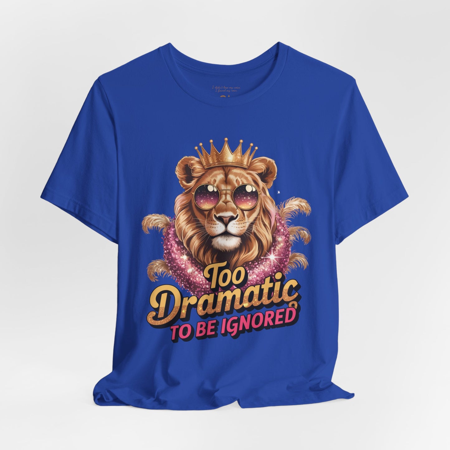Too Dramatic to Be Ignored – Roar Is My Response” Matching T-Shirt, Mug, Tumbler & Tote – Bold Leo Gift Set
