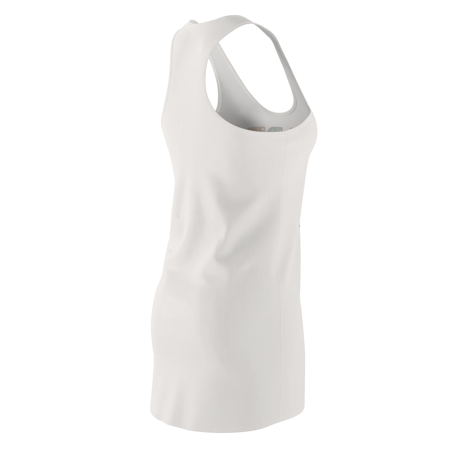 Racerback Dress - Rare and Limited Ivory Cream Statement Design