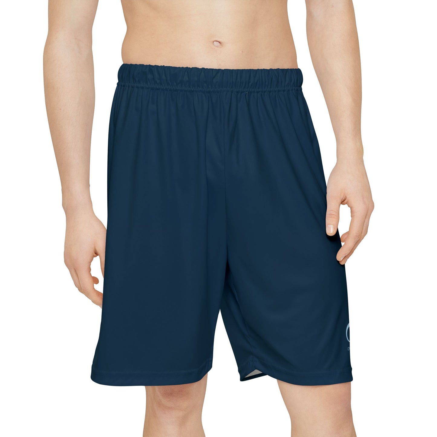 Men’s Sports Shorts-One In A Trillion | Midnight Navy, Blue Calm & Coral Love Apparel Collection – Unisex, Mix & Match
