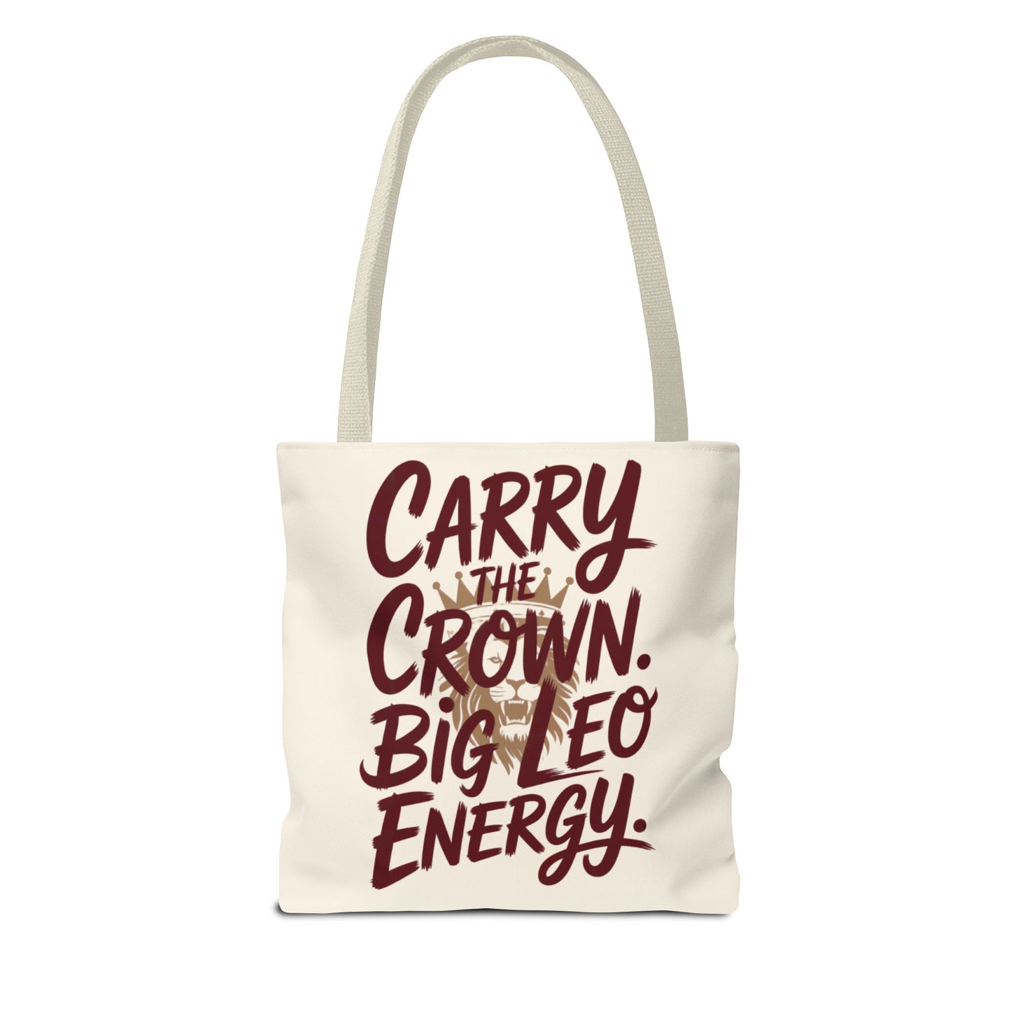 Carry the Crown – Big Leo Energy Tote Bag | Bold Astrology Gift | ONAT LEO Collection