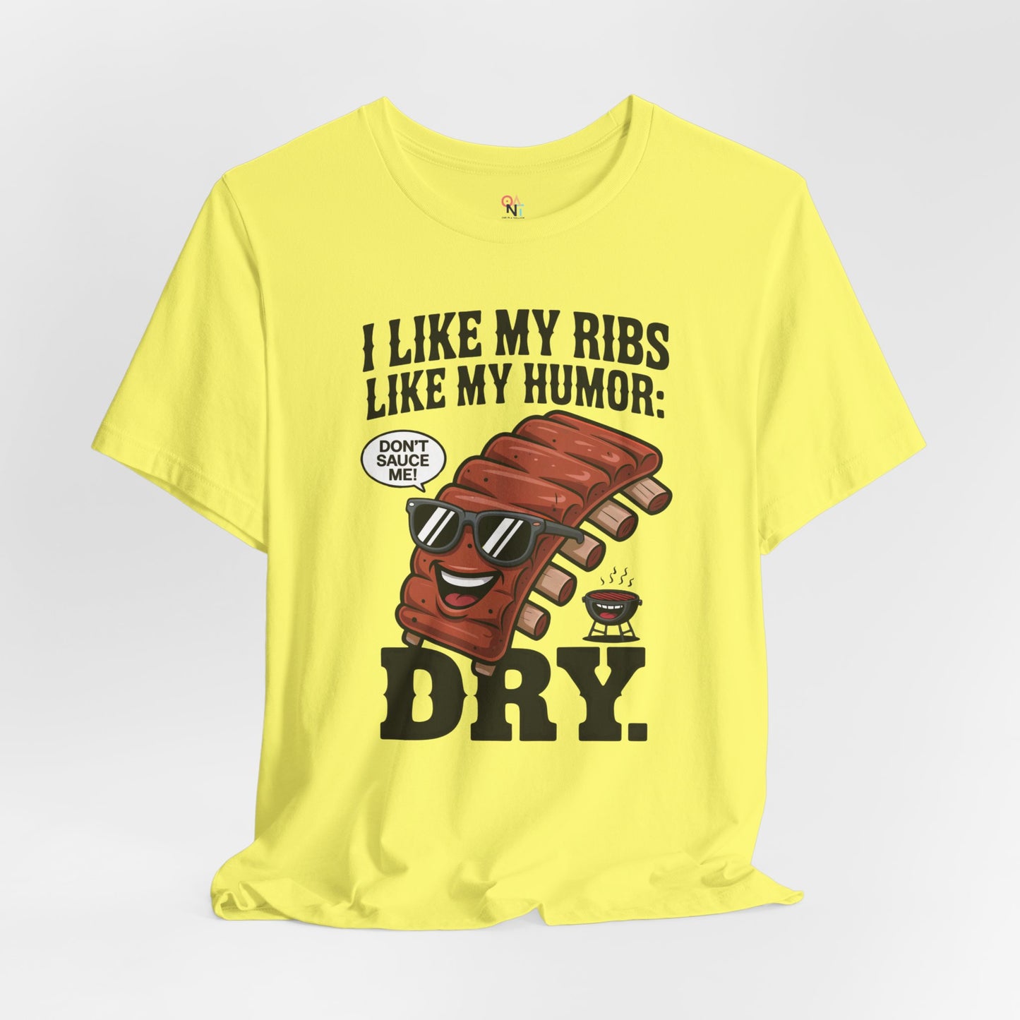Funny BBQ Ribs Humor T-Shirt – Unisex Summer Grill Master Tee for Foodies & Parties