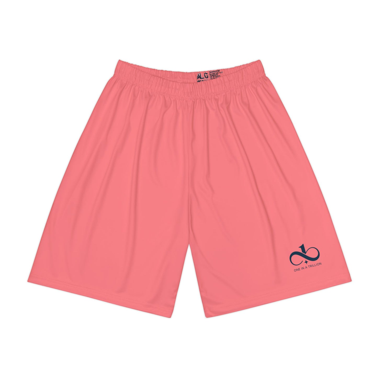 Men’s Sports Shorts-One In A Trillion | Midnight Navy, Blue Calm & Coral Love Apparel Collection – Unisex, Mix & Match
