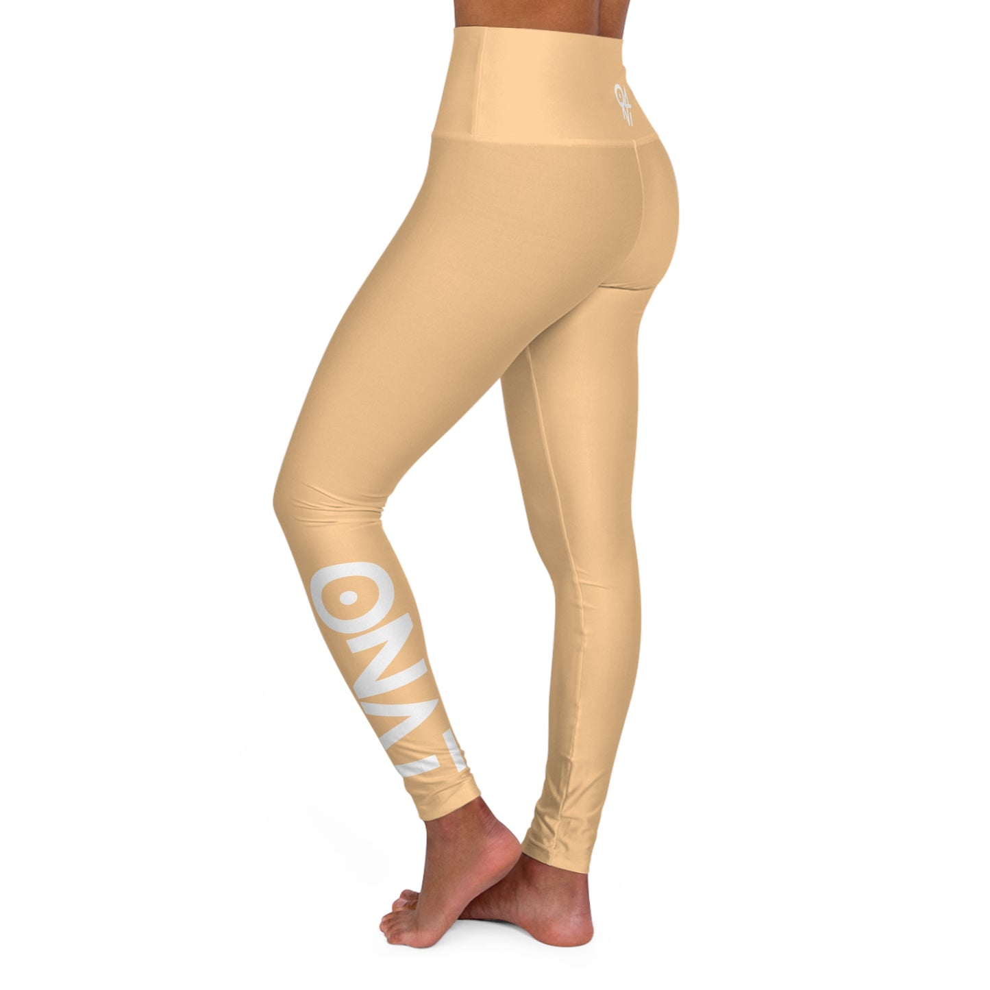 ONAT High Waisted Yoga Leggings – Sunshine Gold Activewear for Yoga, Fitness & Everyday Comfort