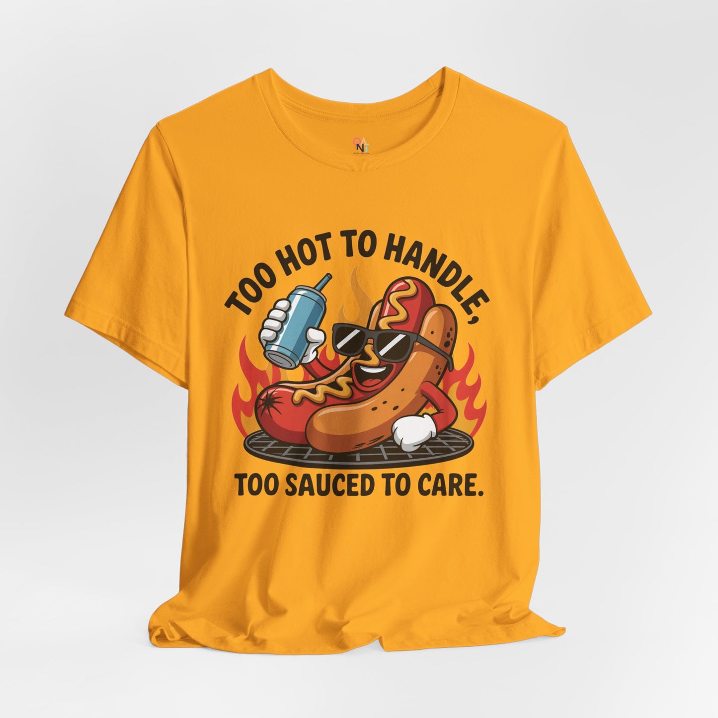 Funny BBQ Hot Dog T-Shirt – Casual Summer Foodie Gift for Cookouts & BBQ Lovers