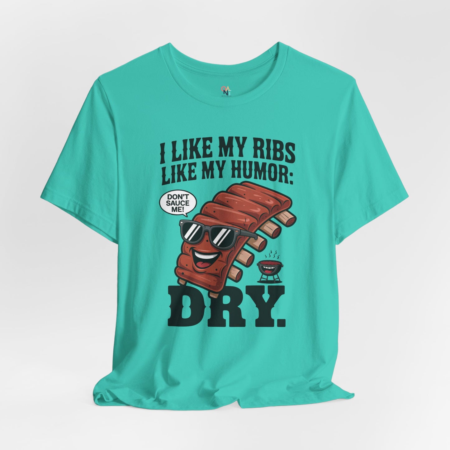 Funny BBQ Ribs Humor T-Shirt – Unisex Summer Grill Master Tee for Foodies & Parties