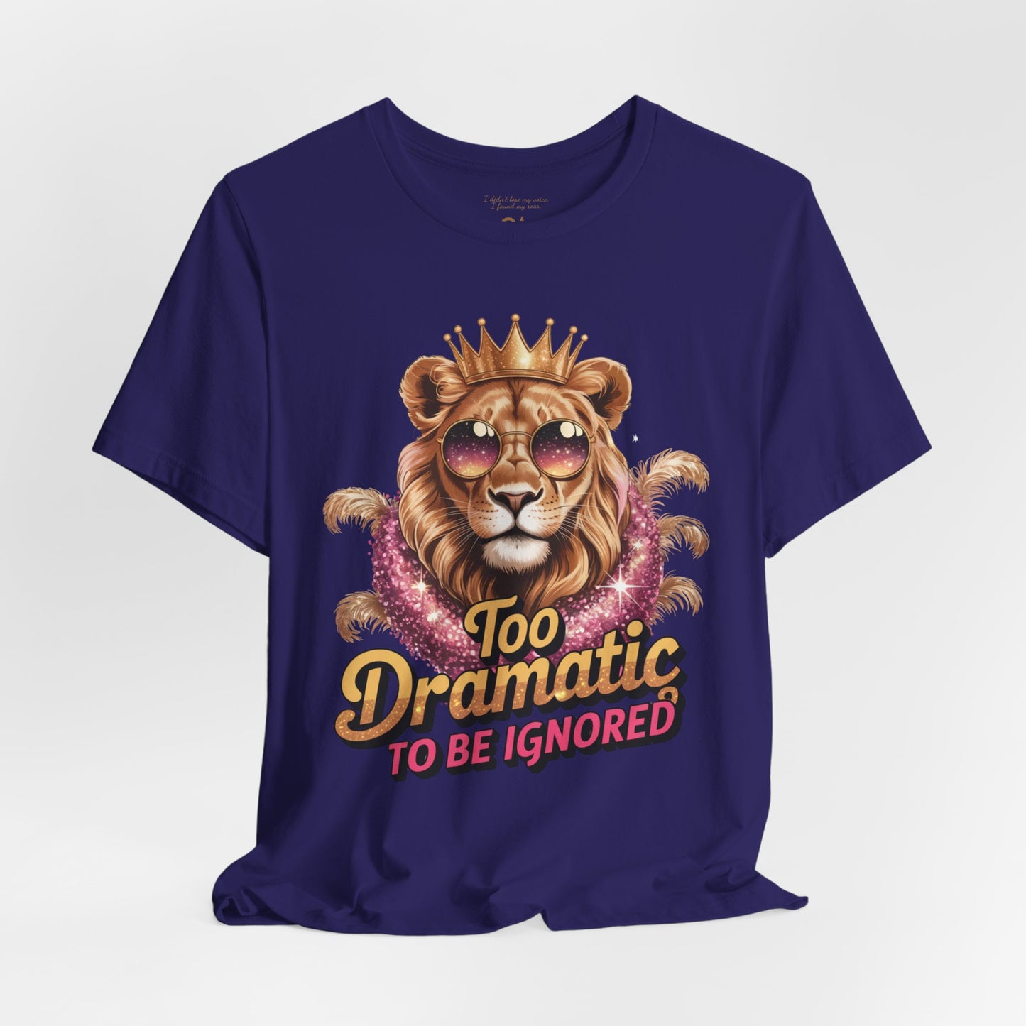 Too Dramatic to Be Ignored – Roar Is My Response” Matching T-Shirt, Mug, Tumbler & Tote – Bold Leo Gift Set