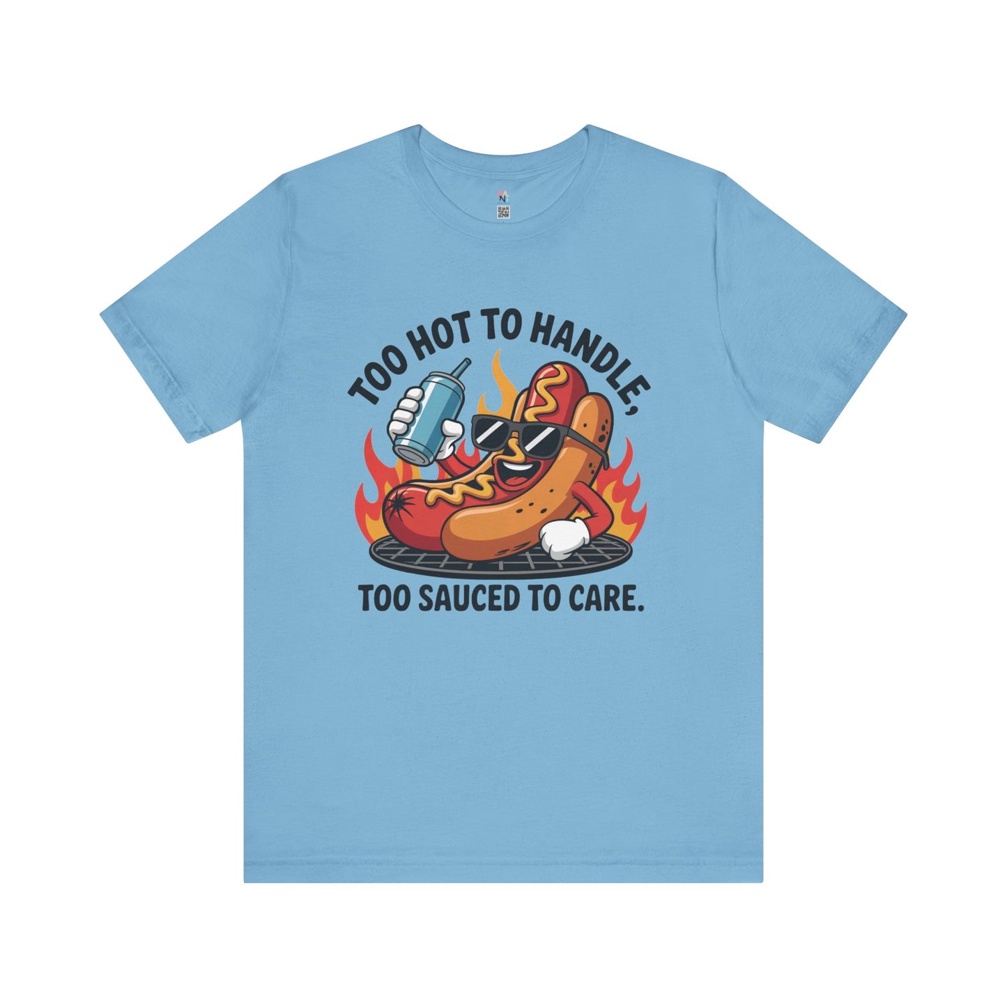 Funny BBQ Hot Dog T-Shirt – Casual Summer Foodie Gift for Cookouts & BBQ Lovers