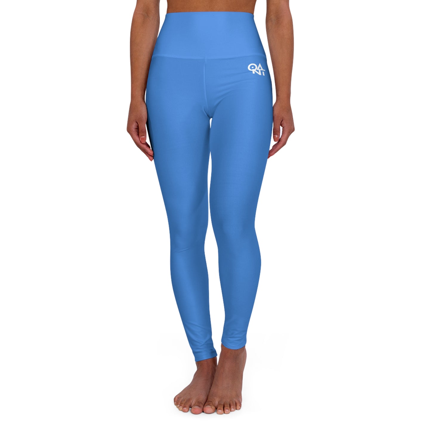 Yoga Leggings - Electric Blue Sports Bra - Bold and Modern Activewear for Fitness Enthusiasts