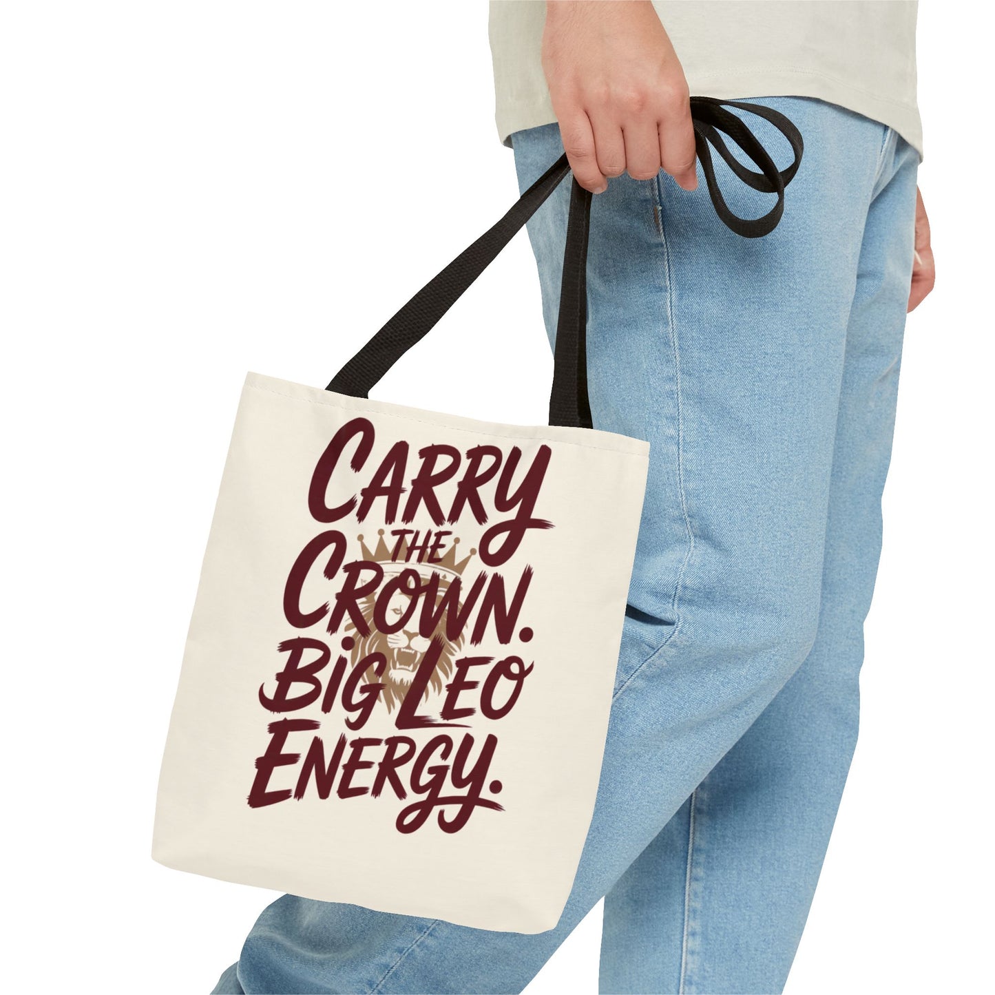 Carry the Crown – Big Leo Energy Tote Bag | Bold Astrology Gift | ONAT LEO Collection