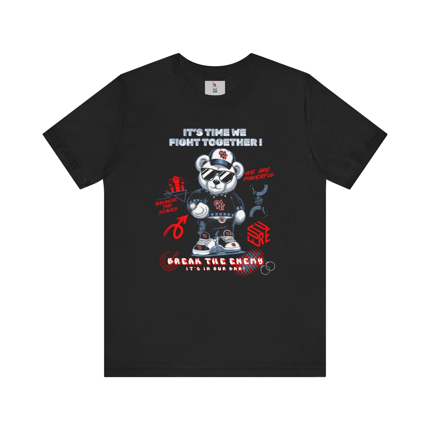 ONAT "It’s Time To Fight Together" Bear Graphic Tee