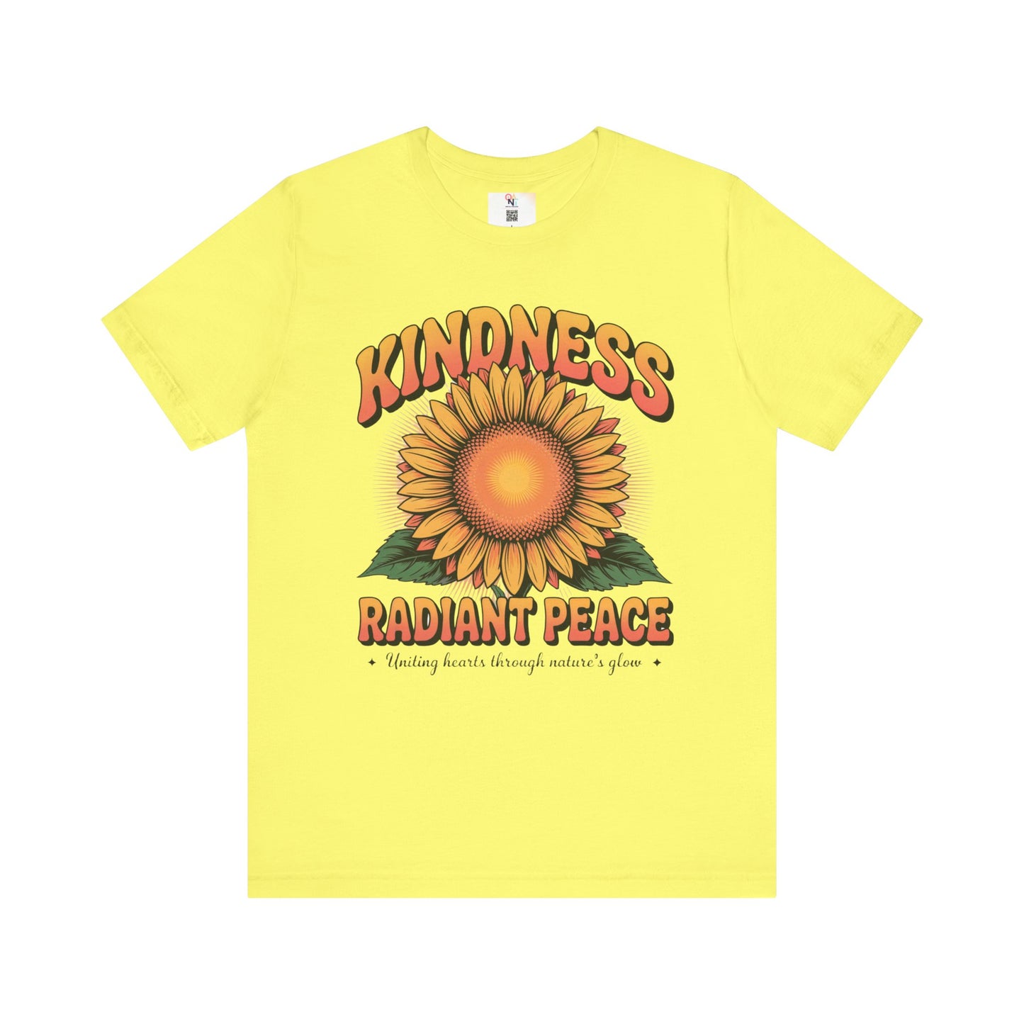 Kindness Radiant Peace Sunflower Tee