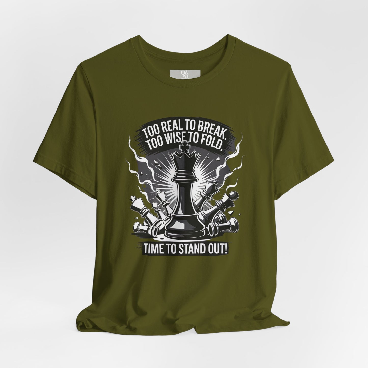 Too Real to Break Chess T-Shirt – Unisex Bold Wisdom Tee