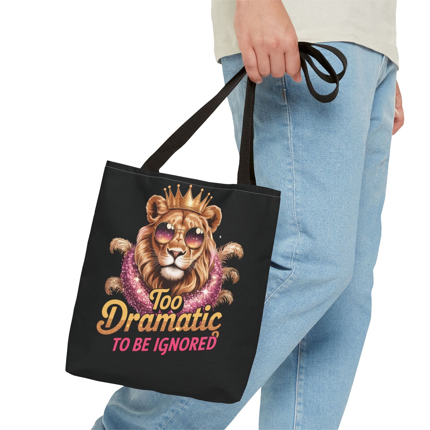 “Too Dramatic to Be Ignored – Roar Is My Response” Matching T-Shirt, Mug, Tumbler & Tote – Bold Leo Gift Set