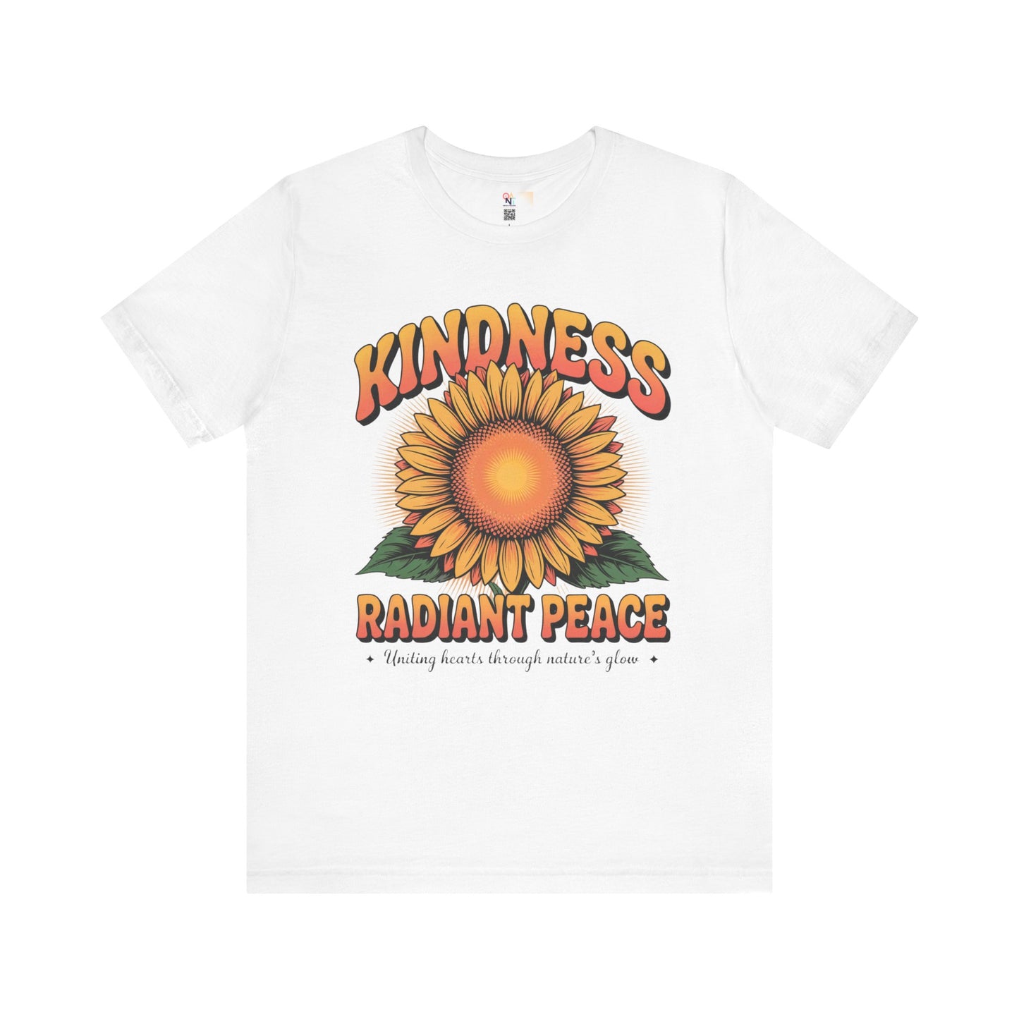 Kindness Radiant Peace Sunflower Tee