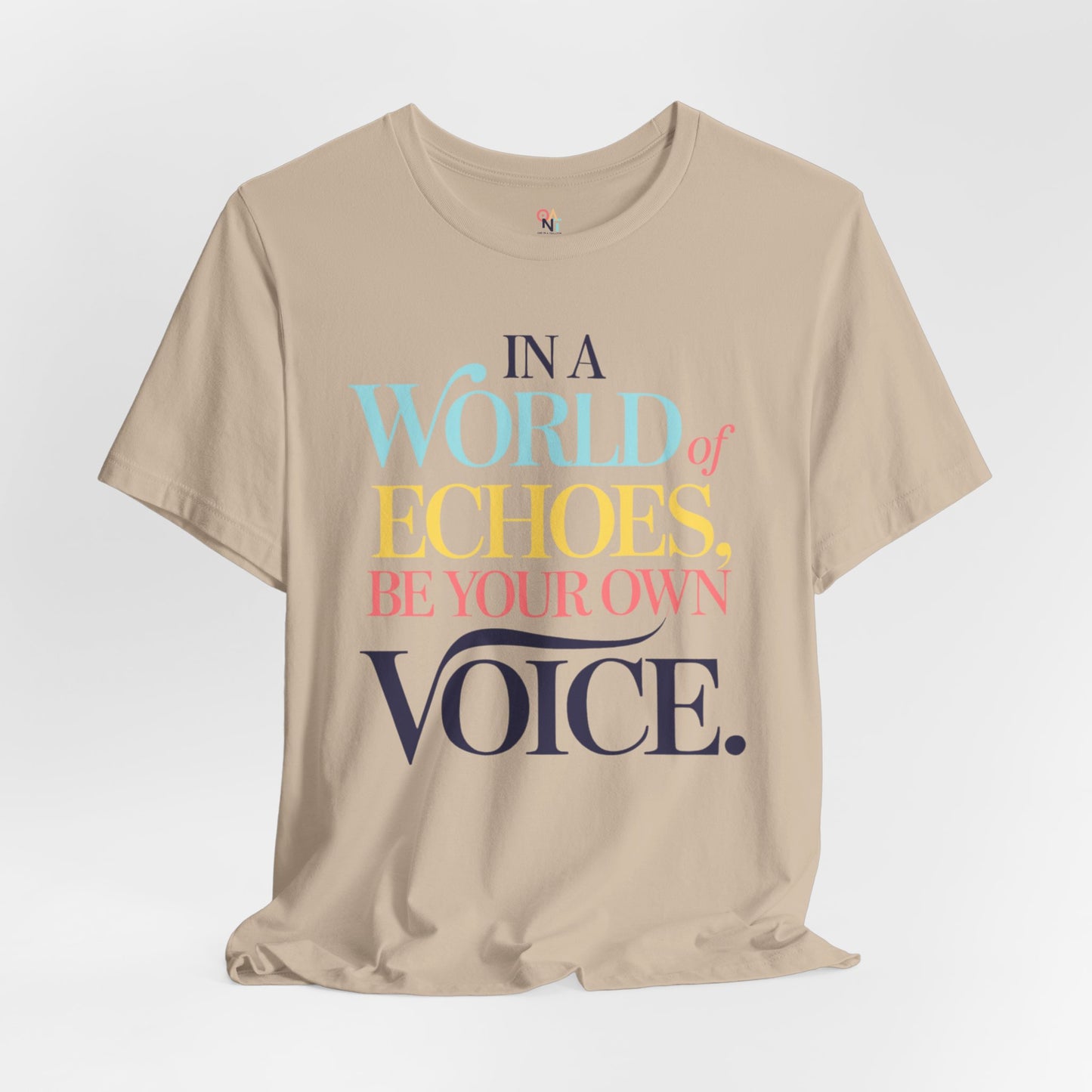 Be Your Own Voice Tee – Inspirational Unisex T-Shirt for Creatives | Motivational Apparel