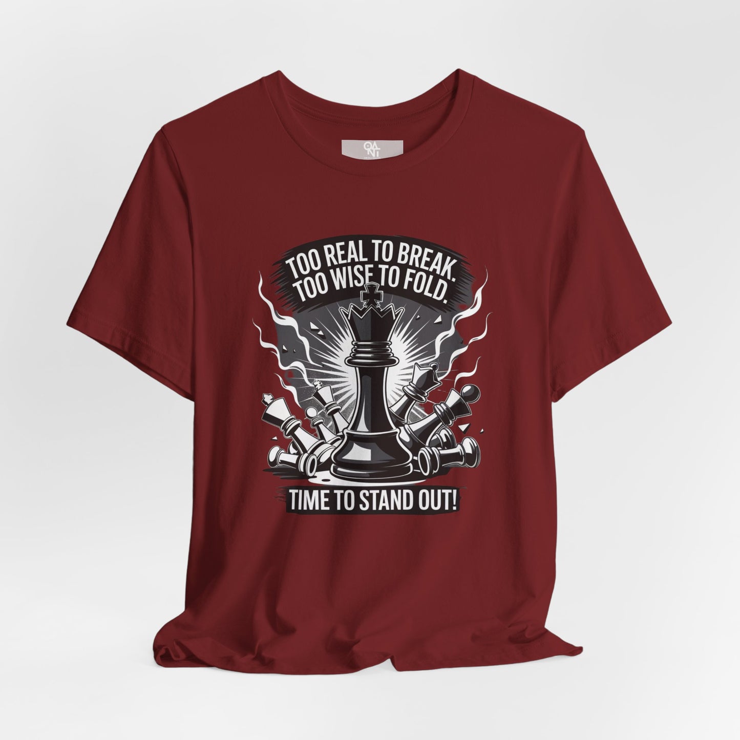 Too Real to Break Chess T-Shirt – Unisex Bold Wisdom Tee