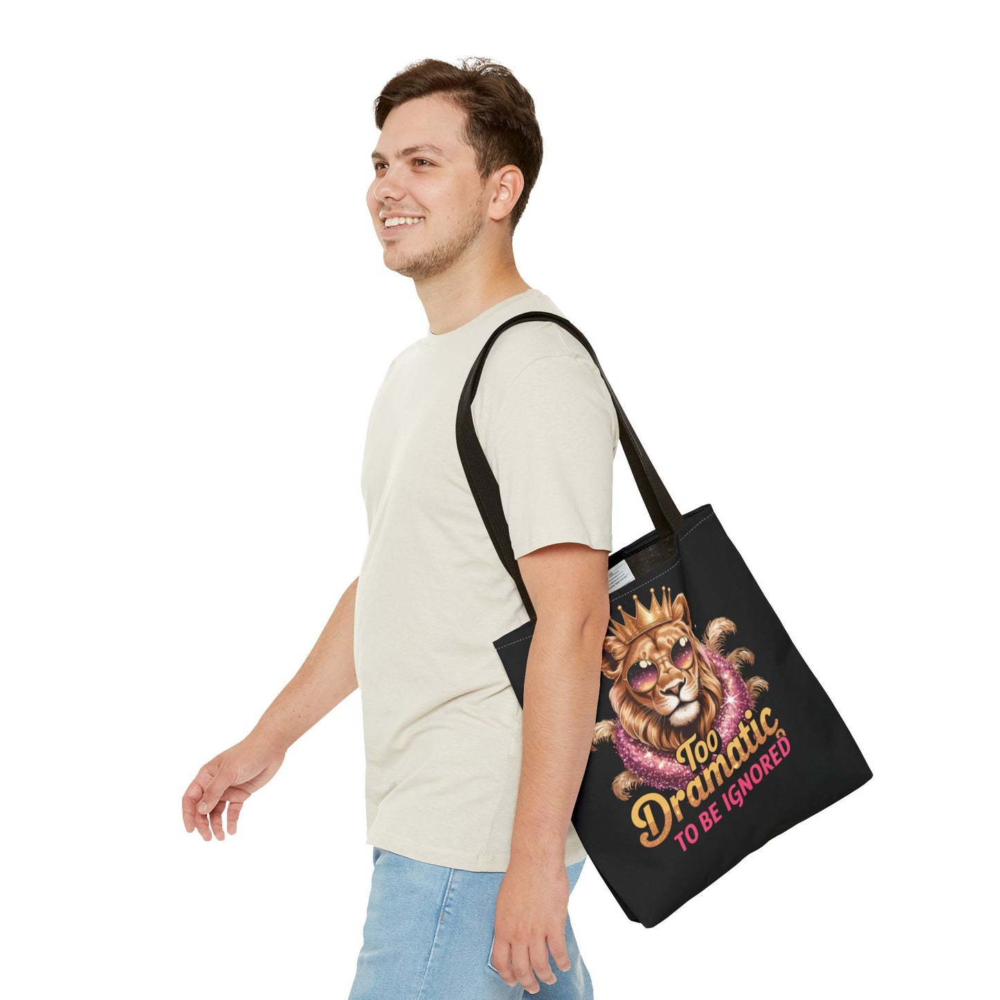 “Too Dramatic to Be Ignored – Roar Is My Response” Matching T-Shirt, Mug, Tumbler & Tote – Bold Leo Gift Set
