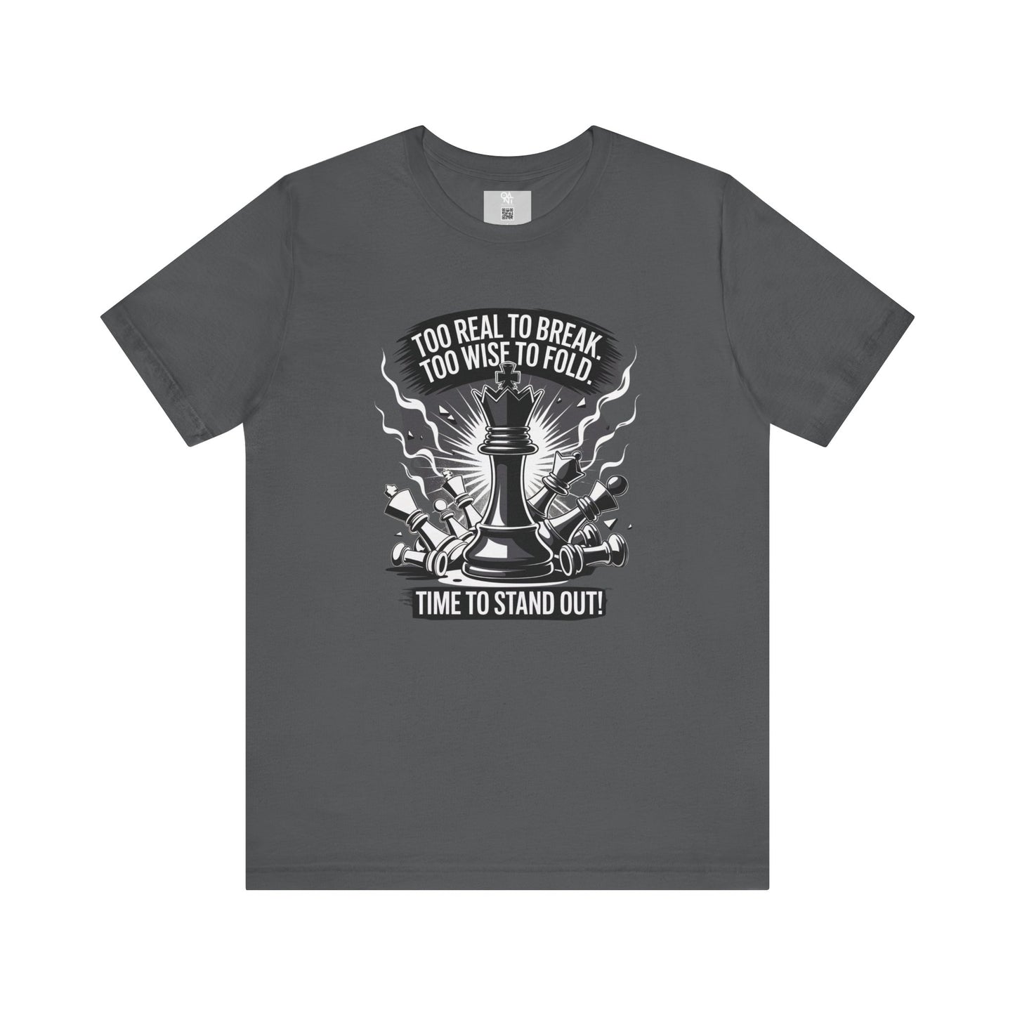 Too Real to Break Chess T-Shirt – Unisex Bold Wisdom Tee