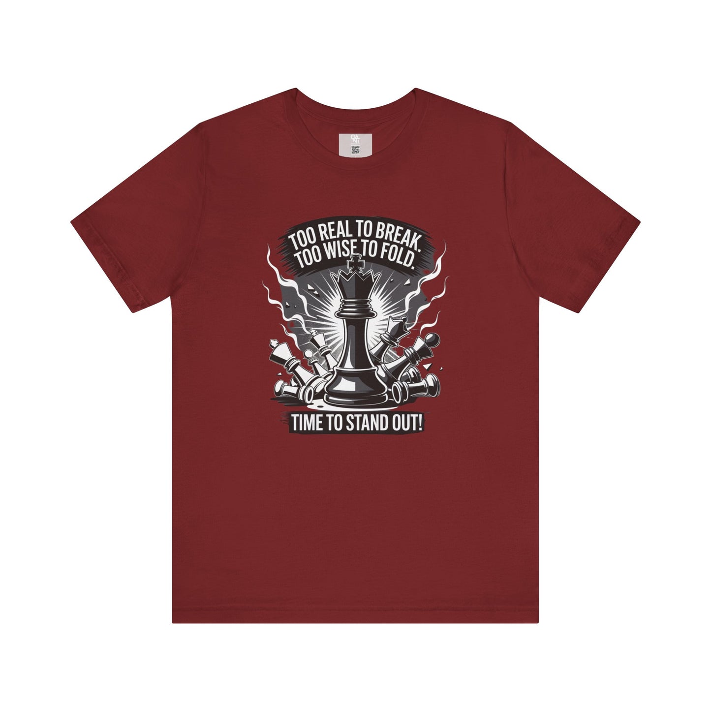Too Real to Break Chess T-Shirt – Unisex Bold Wisdom Tee
