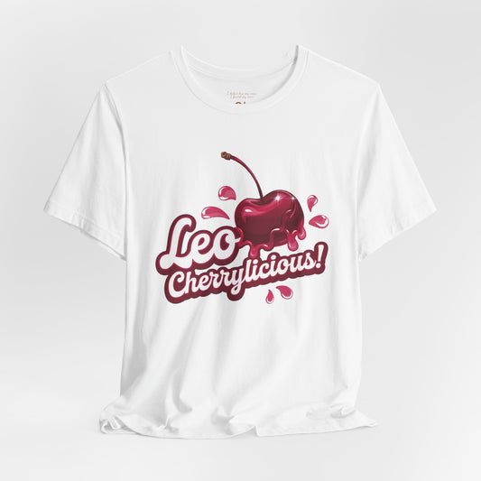Leo Cherrylicious! – Retro Leo T-Shirt, Mug, Tote & Tumbler | Juicy Zodiac Gift Collection | ONATwear