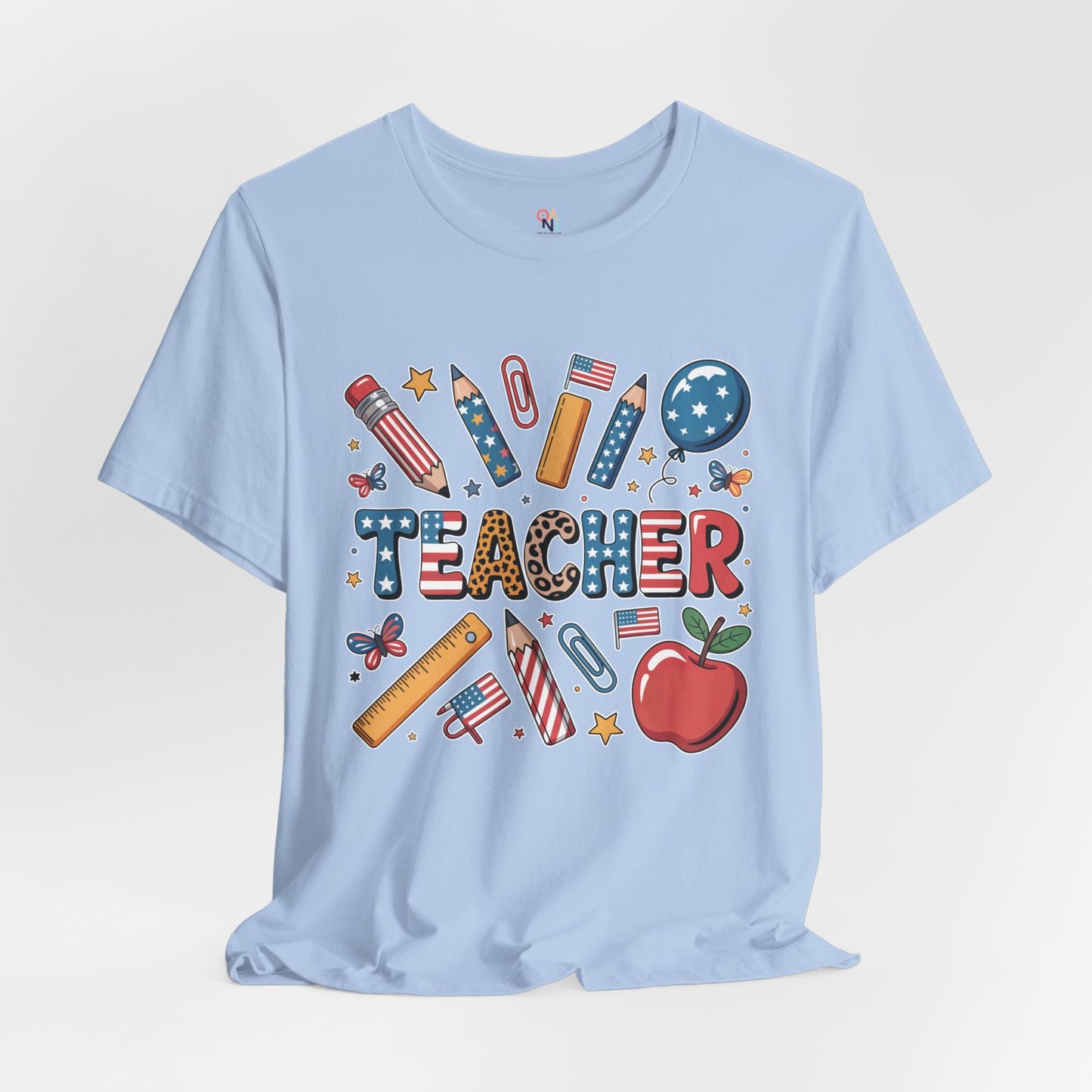 4th of July Teacher Tee - Festive Picnic Scene | Back to School & Teacher Appreciation