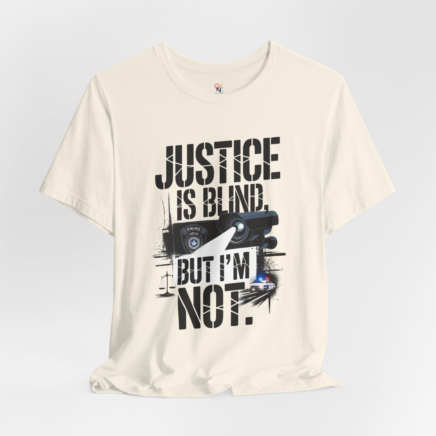 Justice is Blind But I'm Not Unisex Tee, Statement T-Shirt, Graphic Tee for Activists, Casual Wear, Unique Gift for Friends