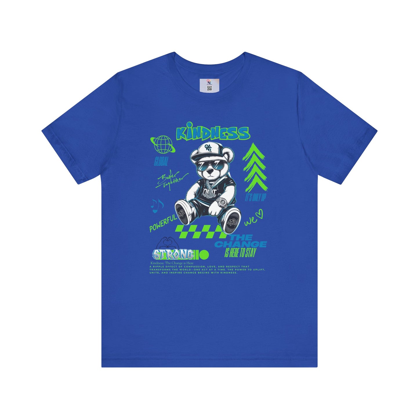 Kindness Bear Graphic Tee - Unisex Jersey Short Sleeve Shirt
