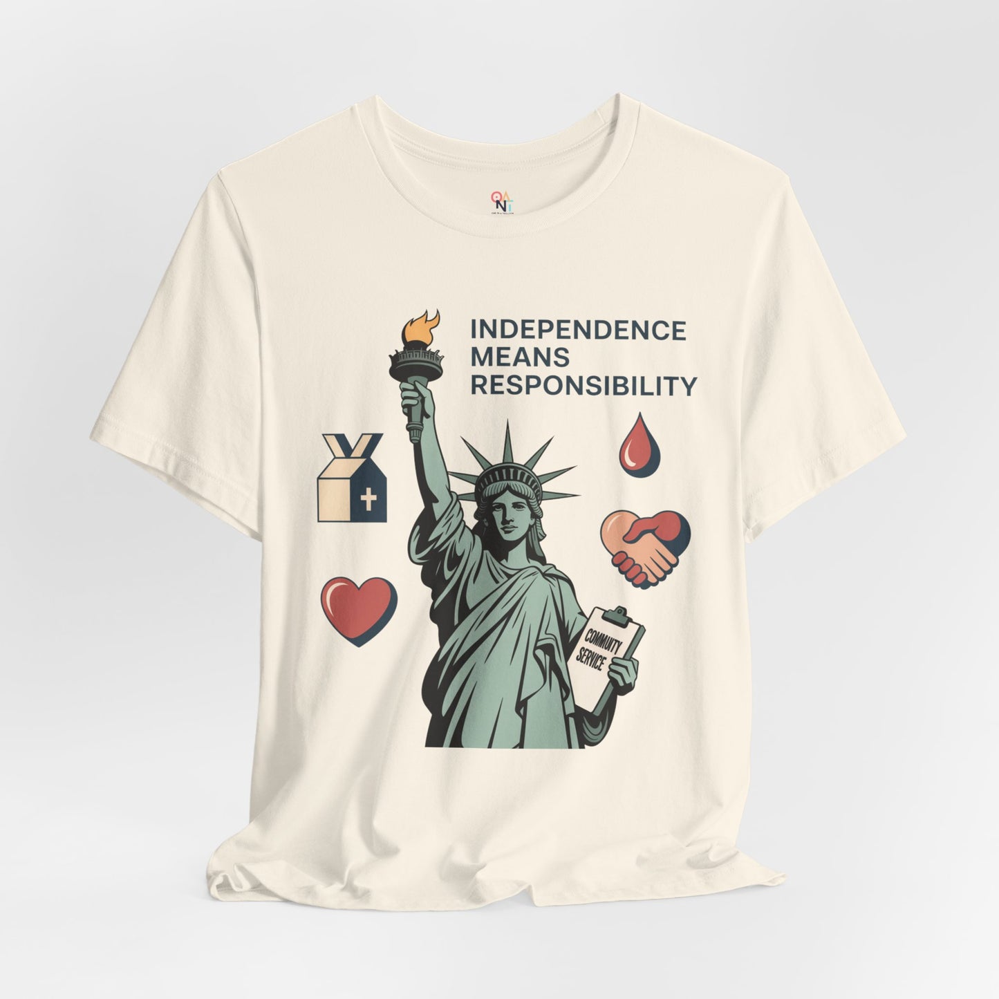 Liberty Responsibility T-Shirt | Unisex Patriotic Tee - Independence Day Gift