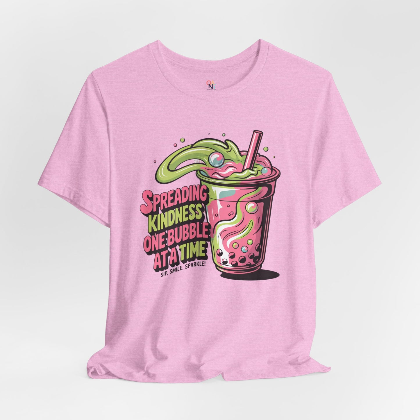 Spreading Kindness Bubble Tee – Unisex ‘Be Kind’ T-Shirt | Positive Message Shirt