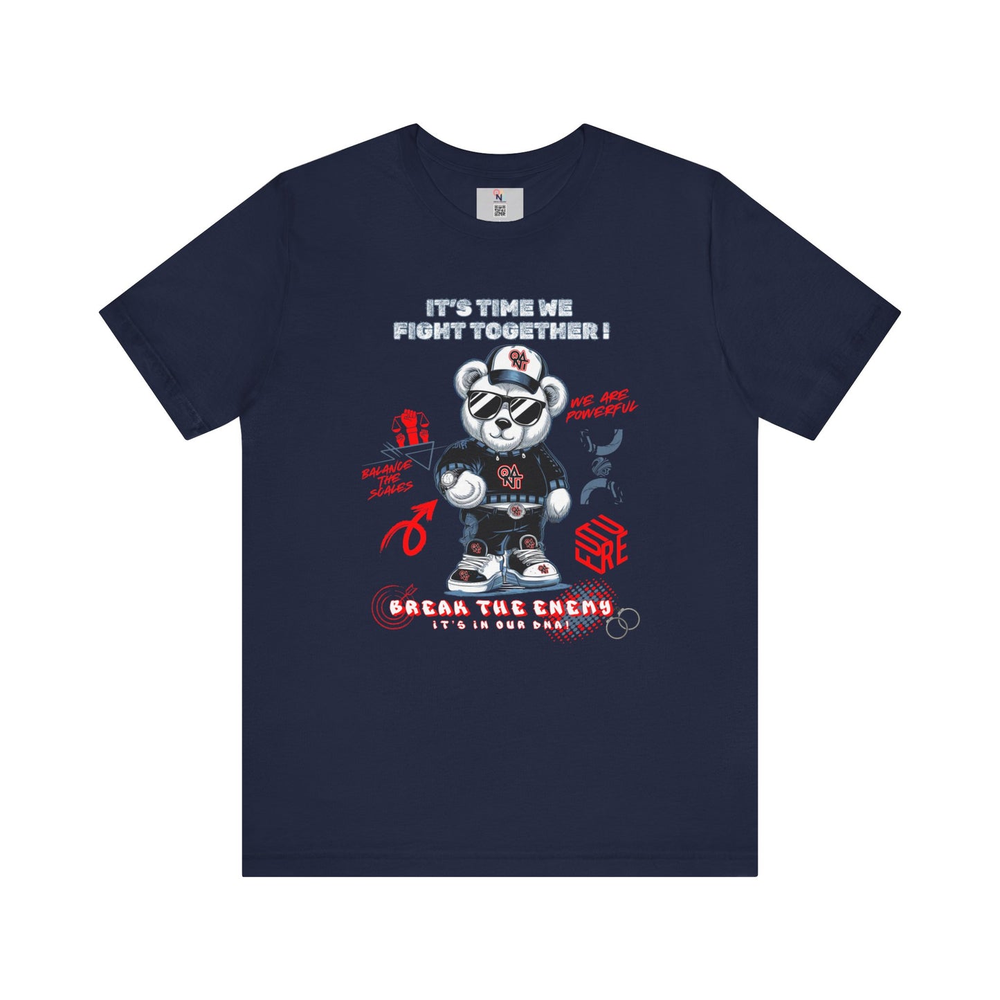 ONAT "It’s Time To Fight Together" Bear Graphic Tee