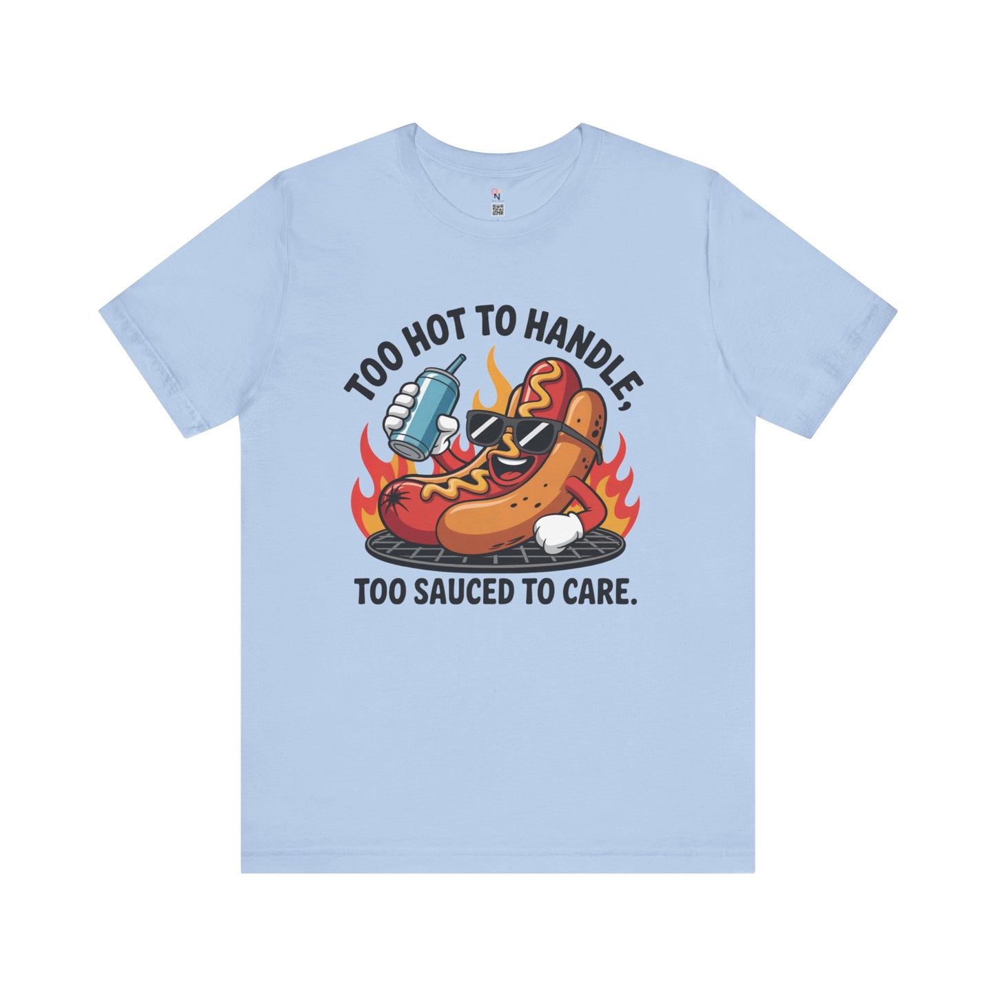 Funny BBQ Hot Dog T-Shirt – Casual Summer Foodie Gift for Cookouts & BBQ Lovers