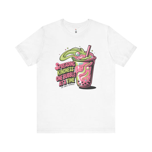 Spreading Kindness Bubble Tee – Unisex ‘Be Kind’ T-Shirt | Positive Message Shirt