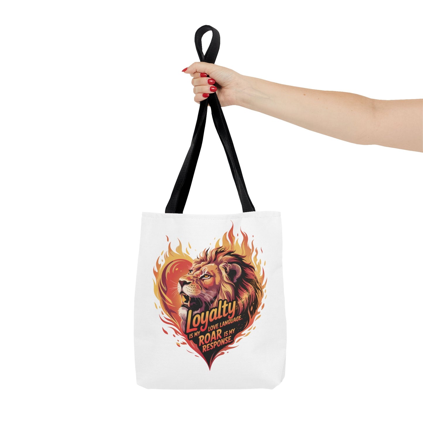 Leo Gift Set – “Loyalty Is My Love Language. Roar Is My Response.” T-Shirt, Mug, Tumbler & Tote for Leos