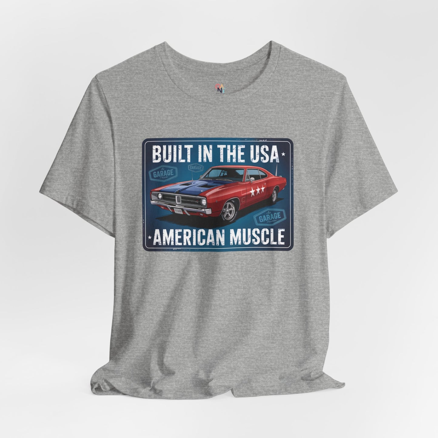 American Muscle Car Tee - Celebrate Classic Cars, Vintage Style, Auto Enthusiast Gift, Retro Apparel, Unisex T-Shirt