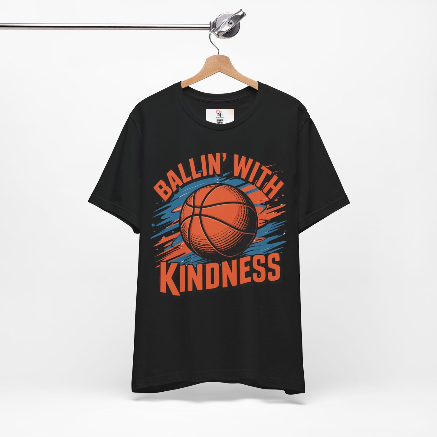 Ballin' with Kindness Unisex T-Shirt, Motivational Basketball Tee