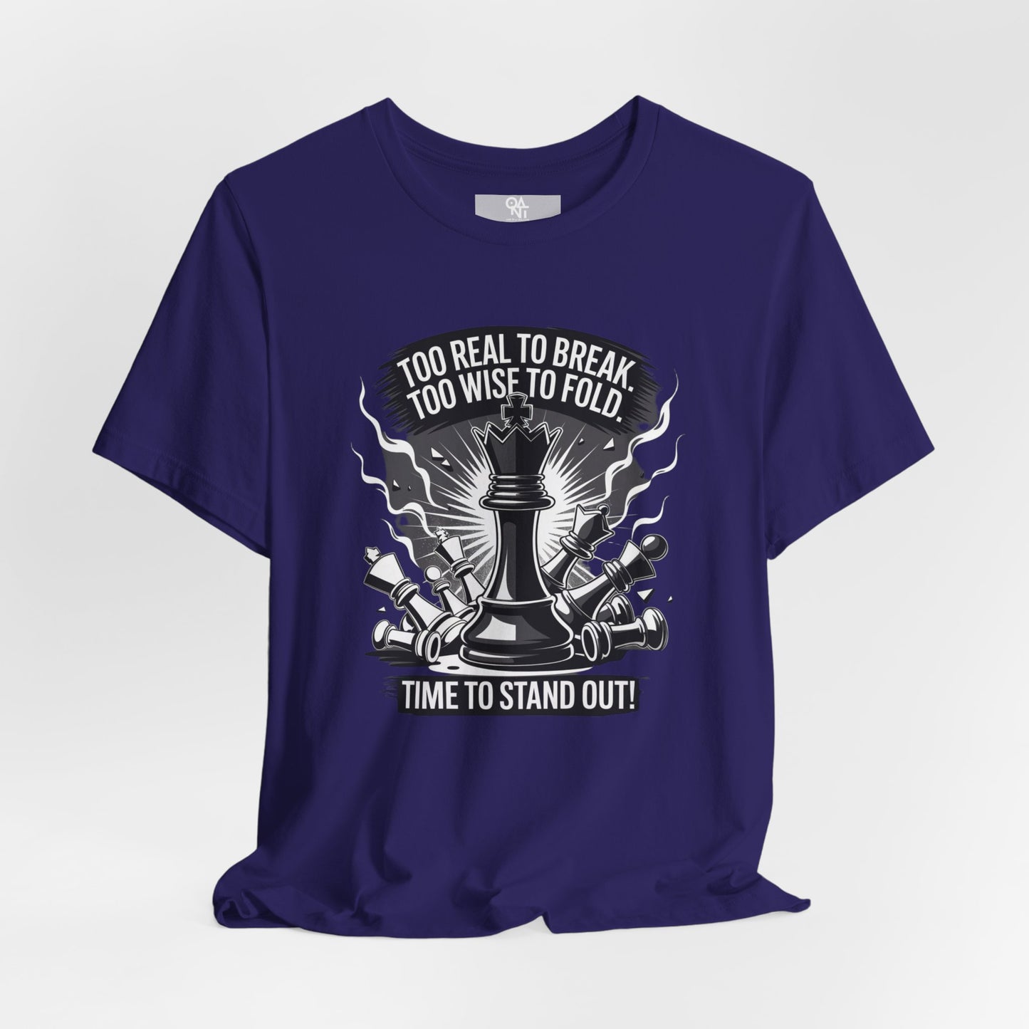 Too Real to Break Chess T-Shirt – Unisex Bold Wisdom Tee