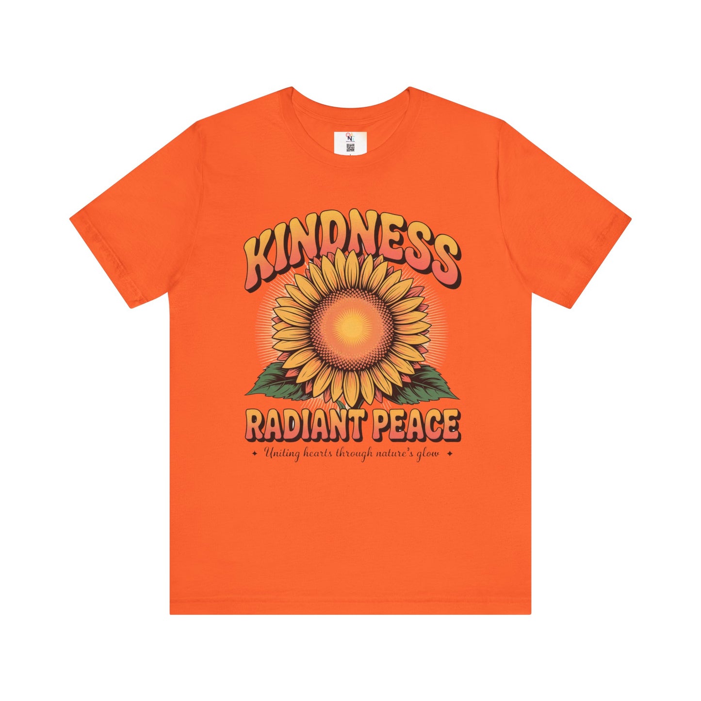Kindness Radiant Peace Sunflower Tee
