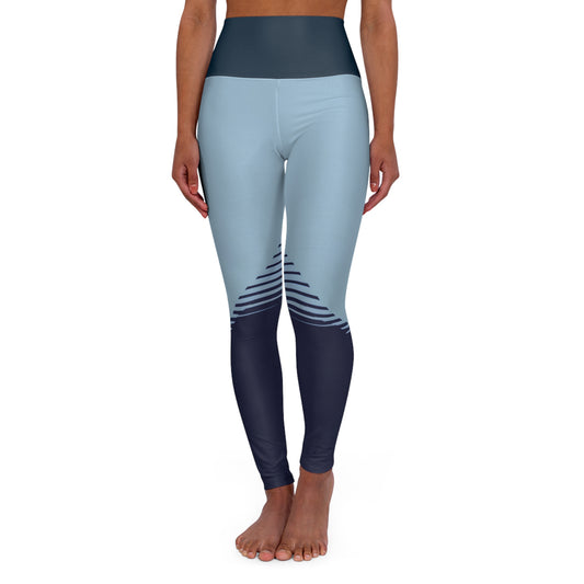 Yoga Leggings: One In A Trillion Midnight Navy, Blue Calm & Coral Love Collection