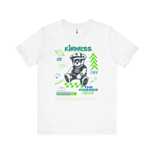 Kindness Bear Graphic Tee - Unisex Jersey Short Sleeve Shirt