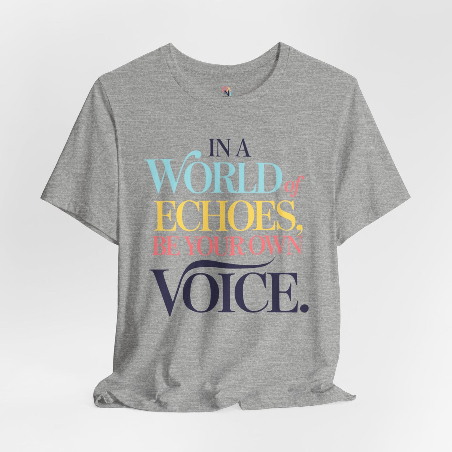 Be Your Own Voice Tee – Inspirational Unisex T-Shirt for Creatives | Motivational Apparel