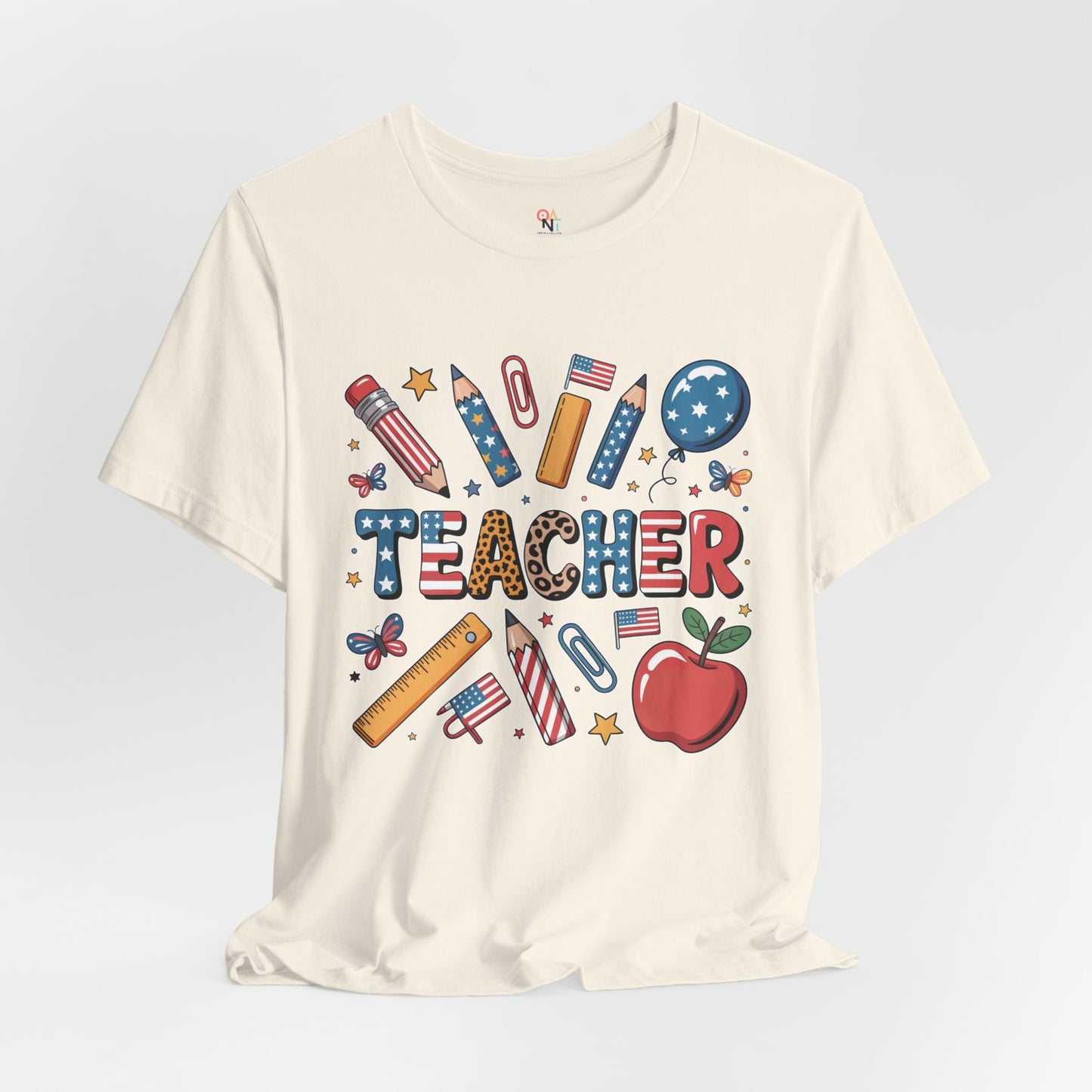4th of July Teacher Tee - Festive Picnic Scene | Back to School & Teacher Appreciation