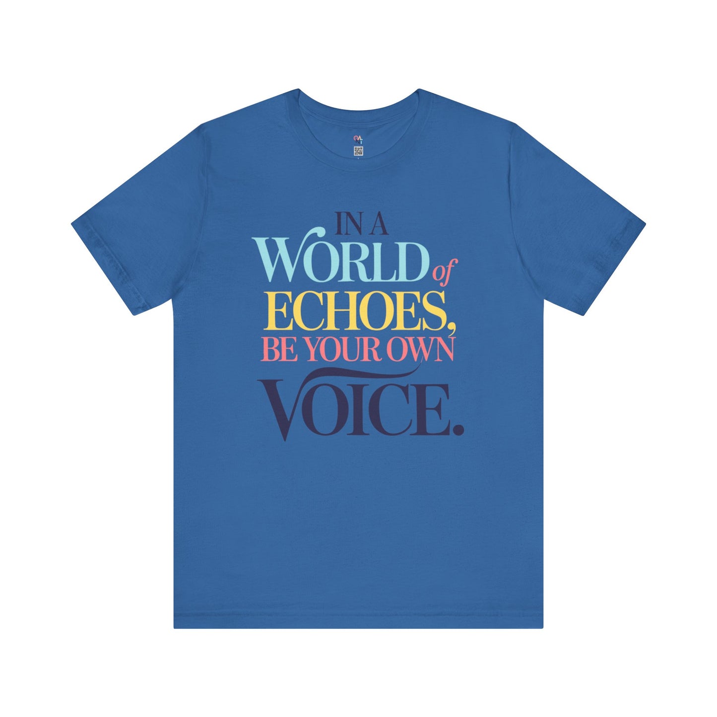 Be Your Own Voice Tee – Inspirational Unisex T-Shirt for Creatives | Motivational Apparel