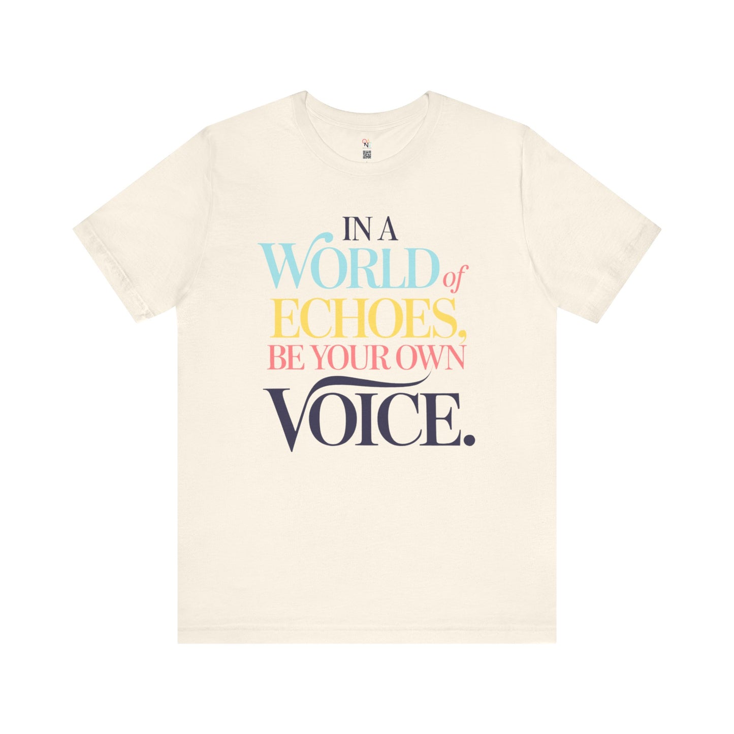 Be Your Own Voice Tee – Inspirational Unisex T-Shirt for Creatives | Motivational Apparel