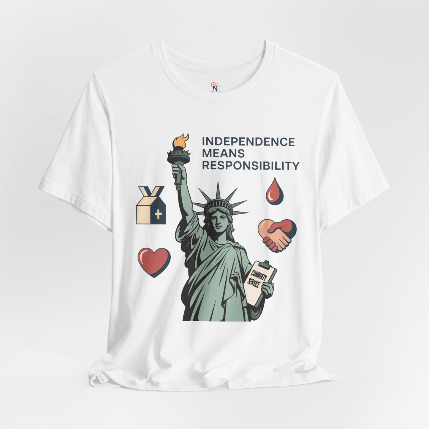 Liberty Responsibility T-Shirt | Unisex Patriotic Tee - Independence Day Gift