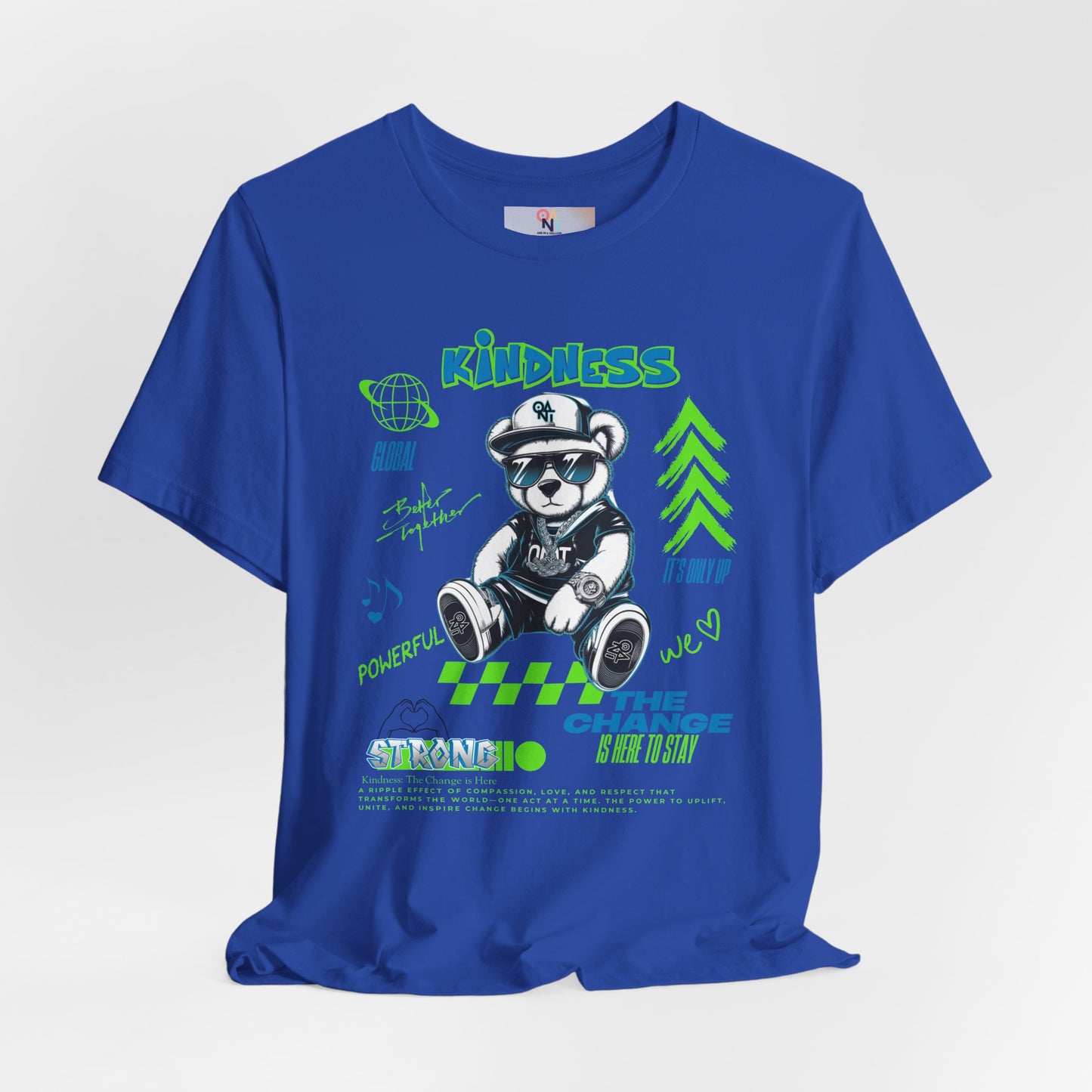 Kindness Bear Graphic Tee - Unisex Jersey Short Sleeve Shirt