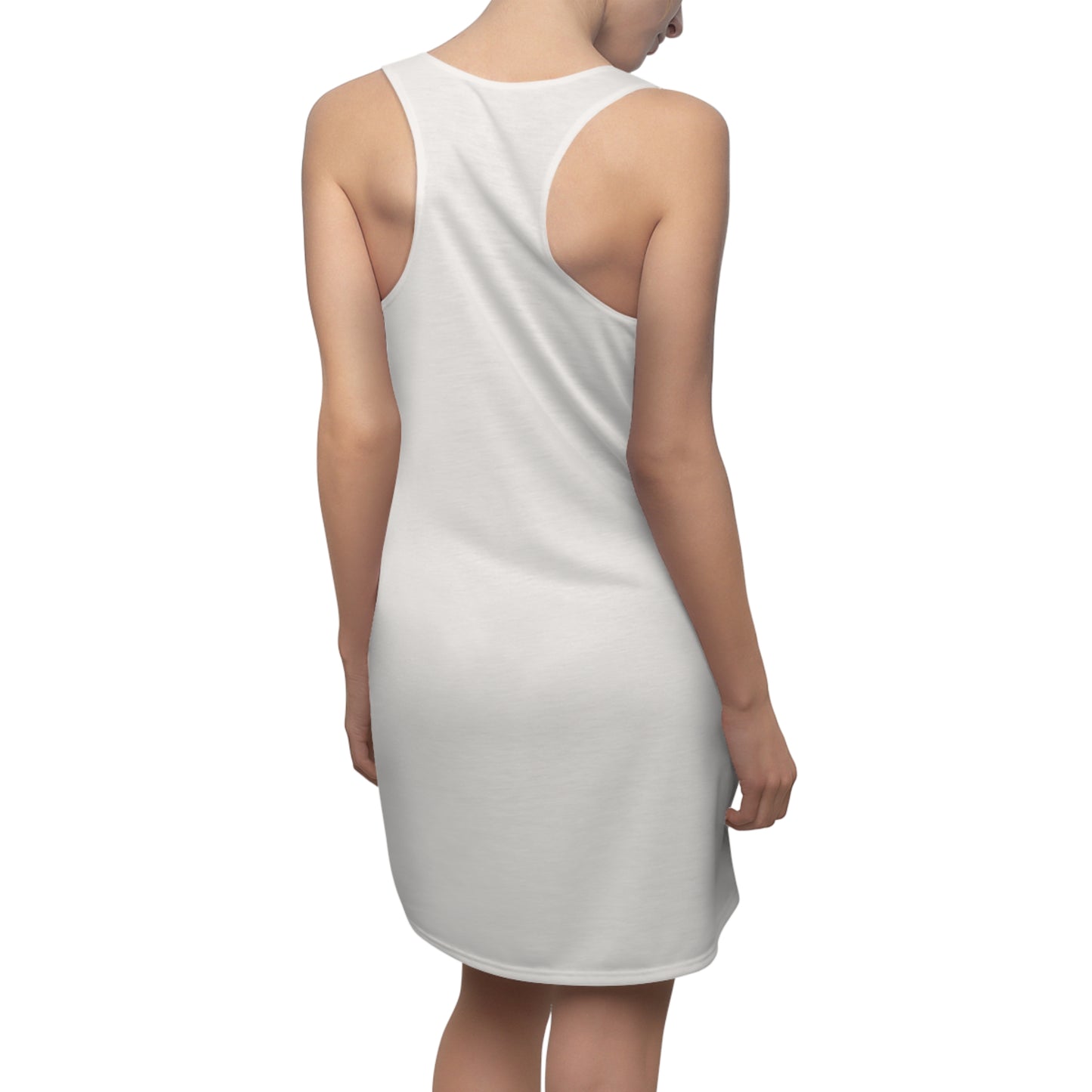 Racerback Dress - Rare and Limited Ivory Cream Statement Design
